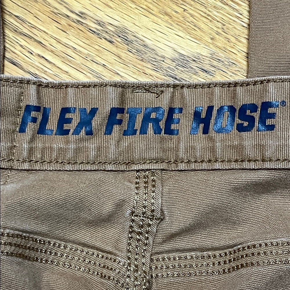 Duluth Tan Flex Firehose 32w Pants - Picture 4 of 11